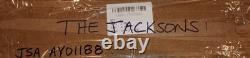 The Jackson 5 Signed Autographed Electric Guitar Tito Marlon Jackie Jermaine JSA