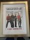 The Jacksons JSA Certified Signed Autographed Framed Concert Poster Barcelona
