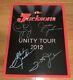 The Jacksons Jackson 5 Michael Jackson Autographed Unity Tour Book