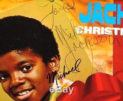 The Michael Jackson 5 Five Hand Signed Christmas Album Motown Lp Uaac Dealer