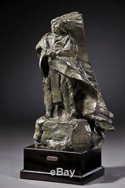 The Seeker by Harry Jackson (American, 1924-2011) 11.5 in Signed S 127 Bronze