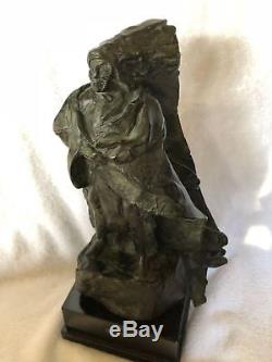 The Seeker by Harry Jackson (American, 1924-2011) 11.5 in Signed S 127 Bronze