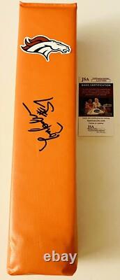 Tom Jackson Signed Autographed Denver Broncos Touchdown Pylon Jsa Coa Rare