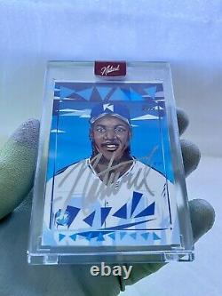 Topps Project 70 Artist Naturel BO JACKSON Signed Autographed Card Rare Auto