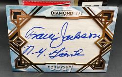 Travis Jackson 2020 Topps Diamond Icons Cut Signature Auto Autograph 3/4 Signed