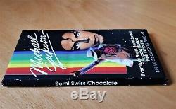 VINTAGE MICHAEL JACKSON CHOCOLATE BARS 1989 PACK LOT promo fedora signed smile