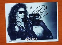 Vanity, Action Jackson, Signed Autographed Photo 8 x 6 in