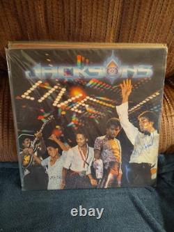Very Rare Autographed LP From The Jacksons Autographed By Michael Himself