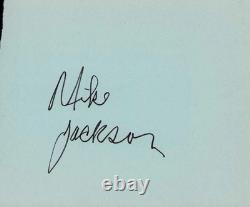 Very Young Michael Jackson Early Mike Jackson Signed Page POP Autograph LOA