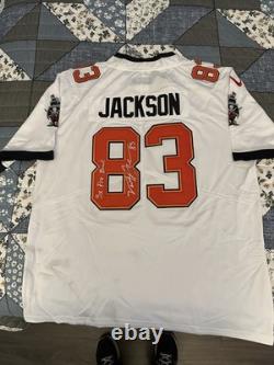 Vincent Jackson Signed Autographed NFL Tampa Bay Bucs Football Jersey Nike XL
