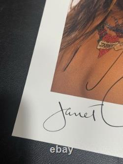 Vintage 2001 Janet Jackson Autographed Photo