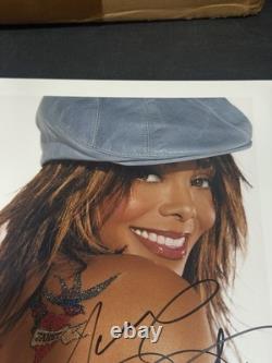 Vintage 2001 Janet Jackson Autographed Photo