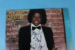 Vtg 1979 Michael Jackson Off The Wall Hand Signed 33rpm Vinyl Record Near Mint