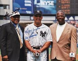 Willie Mays & Reggie Jackson Signed Autographed 8x10 Baseball Photo GAI GV COA